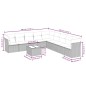 vidaXL Set de sofás de jardín 10 pzas con cojines ratán sintético gris vidaXL Set de sofás de jardín 10 pzas con cojines ratán sintético gris