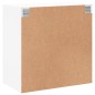 vidaXL Mueble de pared con puertas de vidrio blanco 68x37x68,5 cm vidaXL Mueble de pared con puertas de vidrio blanco 68x37x68,5 cm