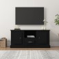 vidaXL Mueble para TV madera contrachapada negro 100x35,5x45 cm
