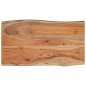 vidaXL Mesa auxiliar madera maciza acacia borde natural 70x40x2,5 cm vidaXL Mesa auxiliar madera maciza acacia borde natural 70x40x2,5 cm