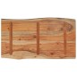 vidaXL Mesa auxiliar madera maciza acacia borde natural 70x40x2,5 cm vidaXL Mesa auxiliar madera maciza acacia borde natural 70x40x2,5 cm