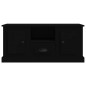 vidaXL Mueble para TV madera contrachapada negro 100x35,5x45 cm
