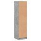 vidaXL Aparador con puerta de vidrio gris hormigón 35x37x142 cm vidaXL Aparador con puerta de vidrio gris hormigón 35x37x142 cm