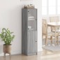 vidaXL Aparador con puerta de vidrio gris Sonoma 35x37x142 cm vidaXL Aparador con puerta de vidrio gris Sonoma 35x37x142 cm