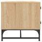 vidaXL Mesa de centro con puertas de vidrio roble Sonoma 68,5x50x50 cm vidaXL Mesa de centro con puertas de vidrio roble Sonoma 68,5x50x50 cm