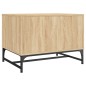 vidaXL Mesa de centro con puertas de vidrio roble Sonoma 68,5x50x50 cm vidaXL Mesa de centro con puertas de vidrio roble Sonoma 68,5x50x50 cm