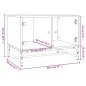 vidaXL Mesa de centro con puertas de vidrio roble Sonoma 68,5x50x50 cm vidaXL Mesa de centro con puertas de vidrio roble Sonoma 68,5x50x50 cm