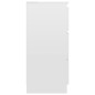 vidaXL Aparador de madera contrachapada blanco brillante 60x35x76 cm vidaXL Aparador de madera contrachapada blanco brillante 60x35x76 cm