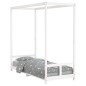vidaXL Estructura de cama para niños madera de pino blanco 80x200 cm vidaXL Estructura de cama para niños madera de pino blanco 80x200 cm