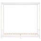 vidaXL Estructura de cama para niños madera de pino blanco 80x200 cm vidaXL Estructura de cama para niños madera de pino blanco 80x200 cm