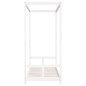 vidaXL Estructura de cama para niños madera de pino blanco 80x200 cm vidaXL Estructura de cama para niños madera de pino blanco 80x200 cm