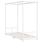 vidaXL Estructura de cama para niños madera de pino blanco 80x200 cm vidaXL Estructura de cama para niños madera de pino blanco 80x200 cm