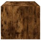 vidaXL Mesa de centro con puertas de vidrio roble ahumado 68x50x42 cm vidaXL Mesa de centro con puertas de vidrio roble ahumado 68x50x42 cm