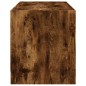 vidaXL Mueble de TV con puertas de vidrio roble ahumado 68x37x42 cm vidaXL Mueble de TV con puertas de vidrio roble ahumado 68x37x42 cm