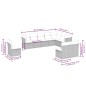 vidaXL Set de sofás de jardín 10 pzas con cojines ratán sintético gris vidaXL Set de sofás de jardín 10 pzas con cojines ratán sintético gris