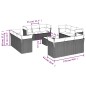 vidaXL Set sofás de jardín con cojines 13 pzas ratán sintético beige vidaXL Set sofás de jardín con cojines 13 pzas ratán sintético beige