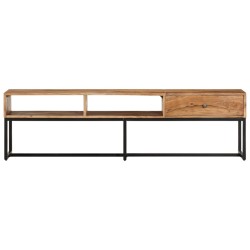 vidaXL Mueble de TV madera maciza de acacia 160x30x45 cm 