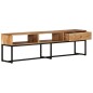 vidaXL Mueble de TV madera maciza de acacia 160x30x45 cm 