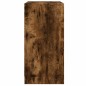 vidaXL Armario auxiliar puertas de vidrio roble Sonoma 68x37x75,5 cm