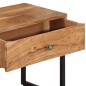 vidaXL Mueble de TV madera maciza de acacia 160x30x45 cm 