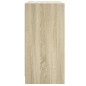 vidaXL Armario auxiliar puertas de vidrio roble Sonoma 68x37x75,5 cm vidaXL Armario auxiliar puertas de vidrio roble Sonoma 68x37x75,5 cm