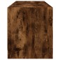 vidaXL Mueble de TV con puertas de vidrio roble ahumado 102x37x42 cm vidaXL Mueble de TV con puertas de vidrio roble ahumado 102x37x42 cm