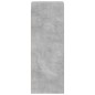 vidaXL Mueble de pared puertas de vidrio gris hormigón 35x37x100 cm vidaXL Mueble de pared puertas de vidrio gris hormigón 35x37x100 cm
