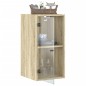 vidaXL Mueble de pared puertas de vidrio roble Sonoma 35x37x68,5 cm vidaXL Mueble de pared puertas de vidrio roble Sonoma 35x37x68,5 cm