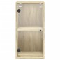 vidaXL Mueble de pared puertas de vidrio roble Sonoma 35x37x68,5 cm vidaXL Mueble de pared puertas de vidrio roble Sonoma 35x37x68,5 cm