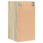 vidaXL Mueble de pared puertas de vidrio roble Sonoma 35x37x68,5 cm vidaXL Mueble de pared puertas de vidrio roble Sonoma 35x37x68,5 cm