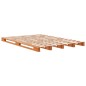 vidaXL Cama de palets madera maciza de pino marrón cera 140x200 cm vidaXL Cama de palets madera maciza de pino marrón cera 140x200 cm