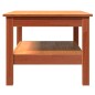 vidaXL Mesa de centro madera maciza de pino marrón cera 80x50x40 cm vidaXL Mesa de centro madera maciza de pino marrón cera 80x50x40 cm