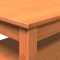 vidaXL Mesa de centro madera maciza de pino marrón cera 80x50x40 cm vidaXL Mesa de centro madera maciza de pino marrón cera 80x50x40 cm