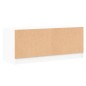 vidaXL Mueble de TV con puertas de vidrio blanco 102x37x42 cm vidaXL Mueble de TV con puertas de vidrio blanco 102x37x42 cm