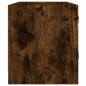 vidaXL Mueble de TV con puertas de vidrio roble ahumado 102x37x42 cm vidaXL Mueble de TV con puertas de vidrio roble ahumado 102x37x42 cm