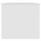 vidaXL Mesa de centro madera contrachapada blanco 102x50,5x46,5 cm vidaXL Mesa de centro madera contrachapada blanco 102x50,5x46,5 cm