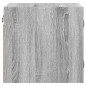 vidaXL Mesitas noche con puertas vidrio 2 uds gris Sonoma 35x37x35 cm vidaXL Mesitas noche con puertas vidrio 2 uds gris Sonoma 35x37x35 cm