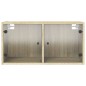 vidaXL Mueble de pared puertas de vidrio roble Sonoma 68,5x37x35 cm vidaXL Mueble de pared puertas de vidrio roble Sonoma 68,5x37x35 cm