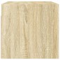 vidaXL Mueble de pared puertas de vidrio roble Sonoma 68,5x37x35 cm vidaXL Mueble de pared puertas de vidrio roble Sonoma 68,5x37x35 cm