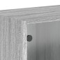 vidaXL Mueble pared puertas de vidrio 2 uds gris Sonoma 68,5x37x35 cm vidaXL Mueble pared puertas de vidrio 2 uds gris Sonoma 68,5x37x35 cm