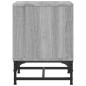 vidaXL Mesitas noche con puertas vidrio 2 uds gris Sonoma 35x37x50 cm vidaXL Mesitas noche con puertas vidrio 2 uds gris Sonoma 35x37x50 cm