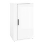 vidaXL Aparador de madera contrachapada blanco brillante 40x33x70 cm vidaXL Aparador de madera contrachapada blanco brillante 40x33x70 cm