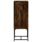 vidaXL Armario auxiliar con puerta de vidrio roble Sonoma 35x37x100 cm vidaXL Armario auxiliar con puerta de vidrio roble Sonoma 35x37x100 cm