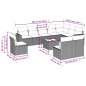 vidaXL Set de sofás de jardín 11pzas con cojines ratán sintético beige vidaXL Set de sofás de jardín 11pzas con cojines ratán sintético beige