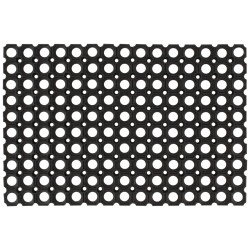 vidaXL Felpudo rectangular de goma 60x80 cm
