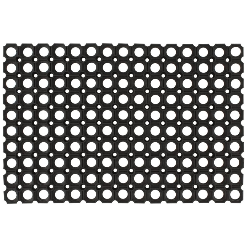 vidaXL Felpudo rectangular de goma 60x80 cm vidaXL Felpudo rectangular de goma 60x80 cm