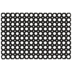 vidaXL Felpudo rectangular de goma 60x80 cm