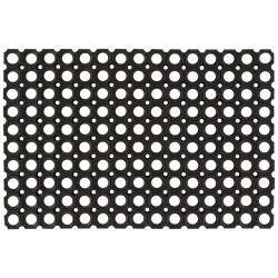 vidaXL Felpudo rectangular de goma 40x60 cm