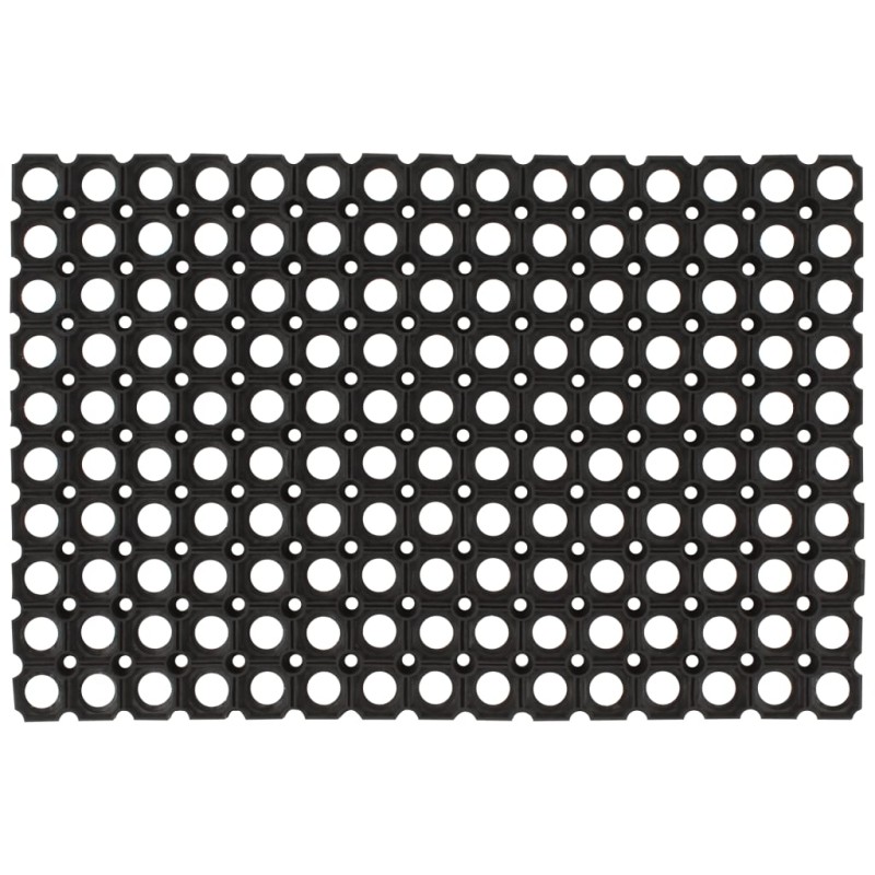 vidaXL Felpudo rectangular de goma 40x60 cm vidaXL Felpudo rectangular de goma 40x60 cm