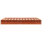 vidaXL Estructura de cama madera maciza pino marrón cera 120x200 cm vidaXL Estructura de cama madera maciza pino marrón cera 120x200 cm
